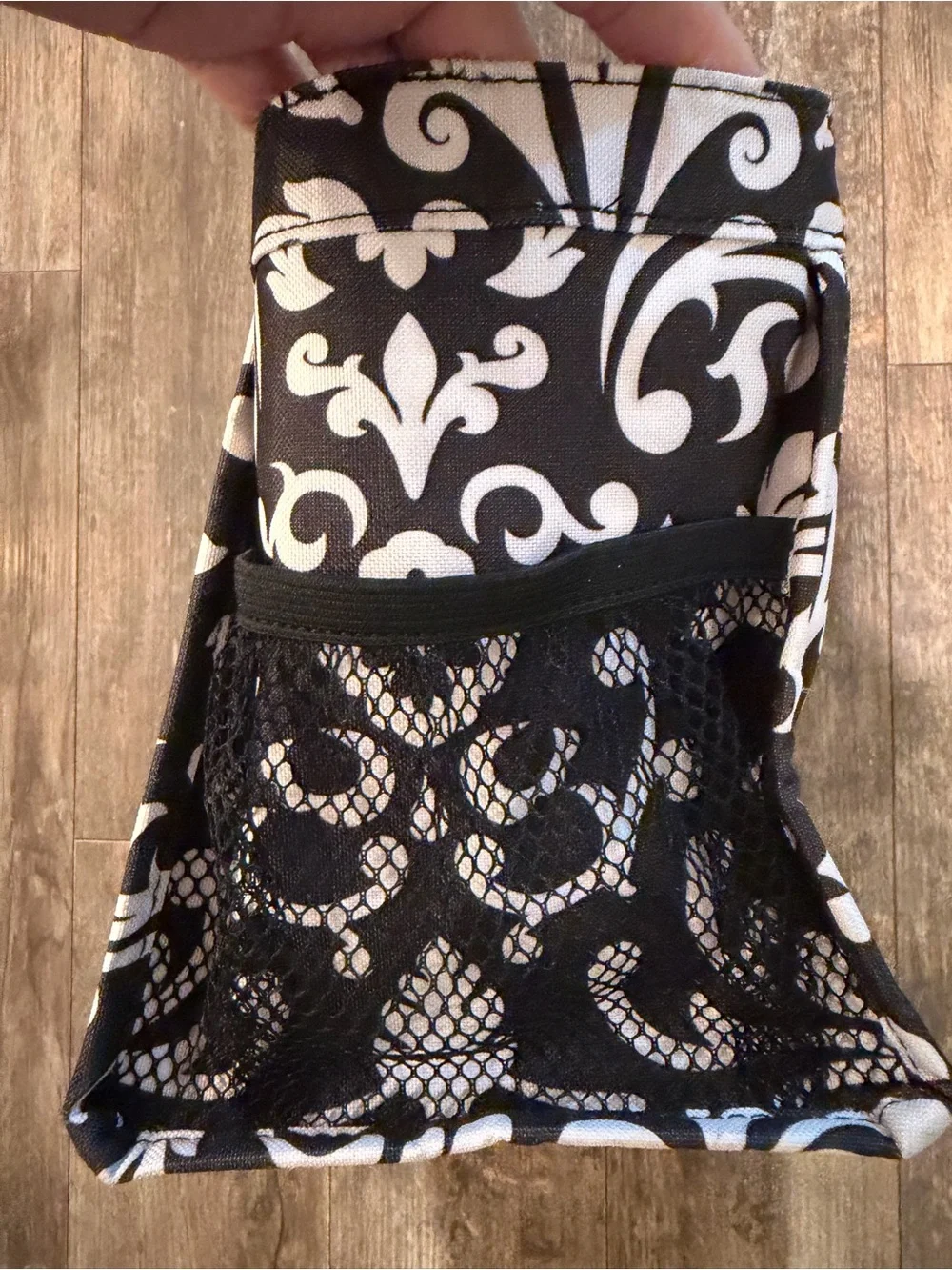 thirty-one Black and White Damask Lunch Tote